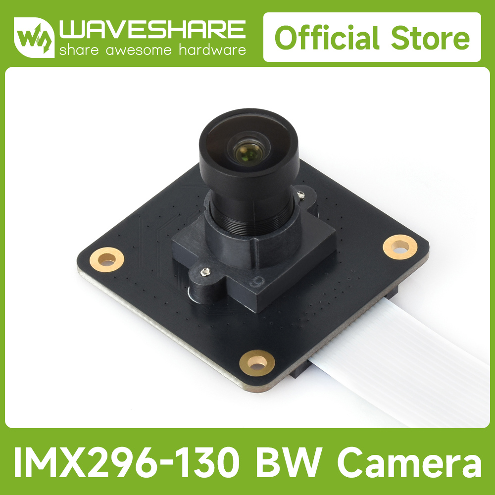 Raspberry Pi Global Shutter Camera Imx296 - Câmera mono Waveshare IMX296 1.6MP M12,