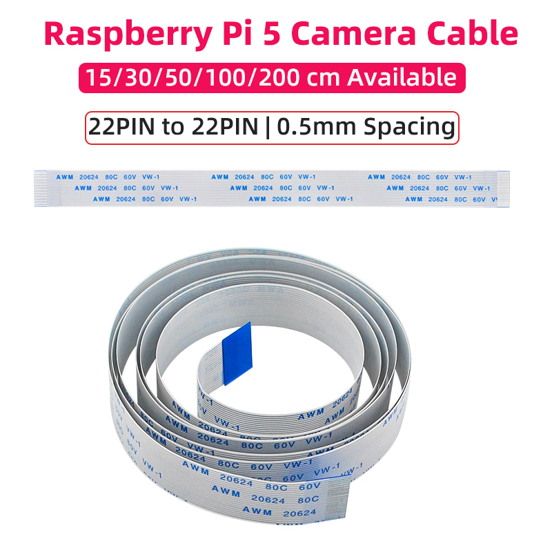 Pi Camera Cable - Cabo de câmera Raspberry Pi 5