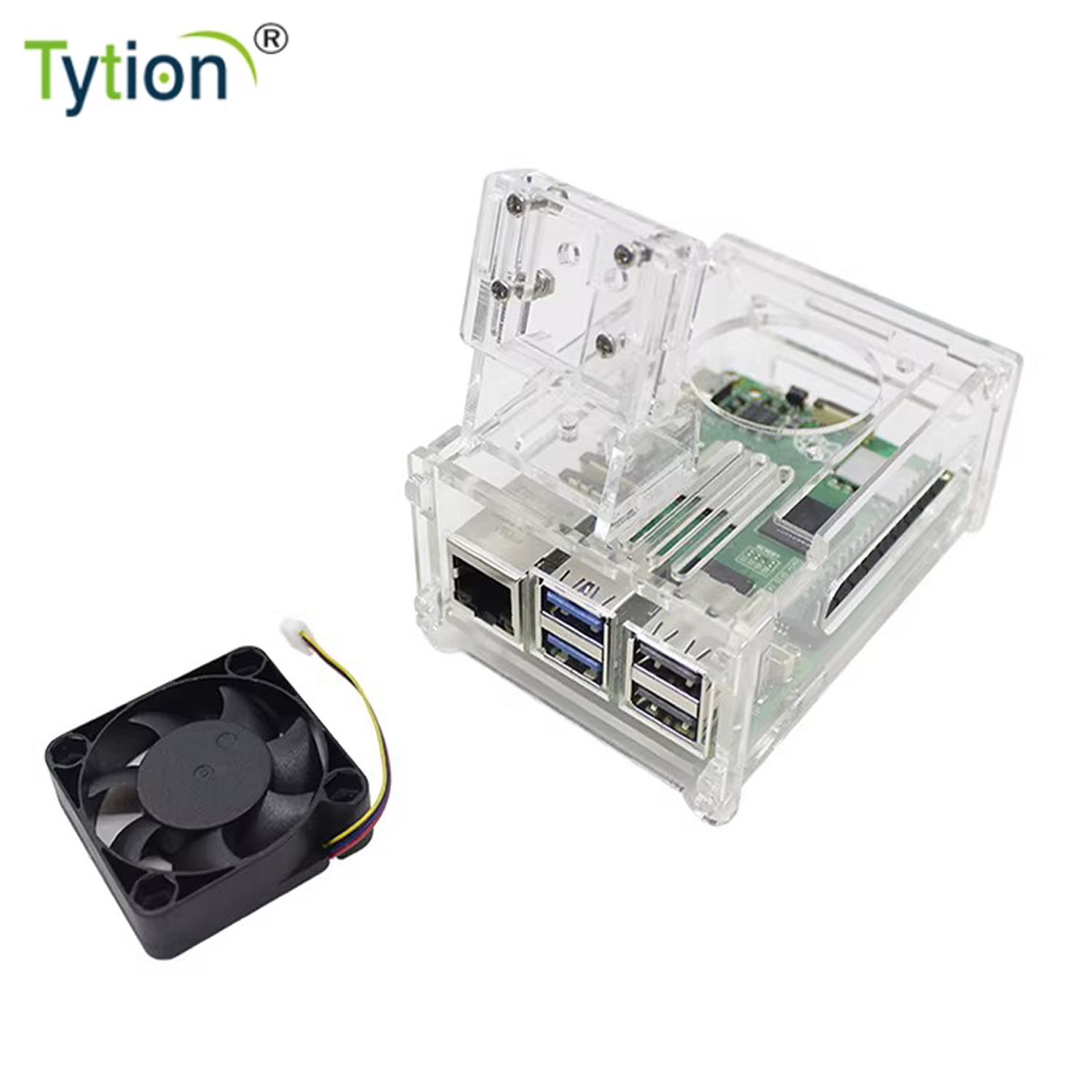 Pi 5 Case - Caixa de Acrílico para Raspberry Pi