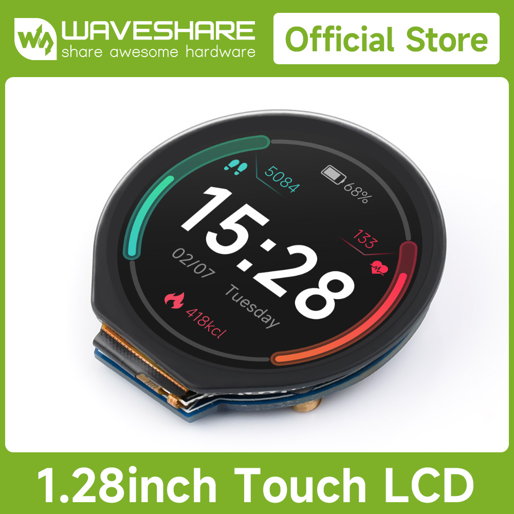 Módulo de exibição LCD redondo - Pi Display avaliação e preço