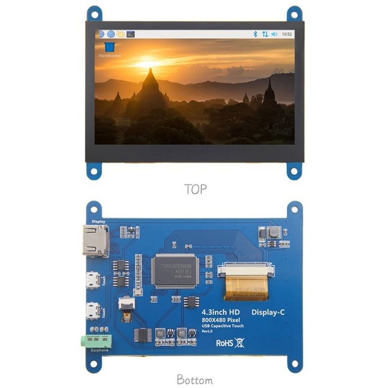 2026 Novo ecrã LCD de 4,3 pole - Raspberry Pi 4 avaliação e preço