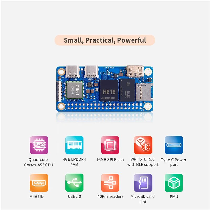 Placa de Desenvolvimento Orang - Pi Zero avaliação e preço