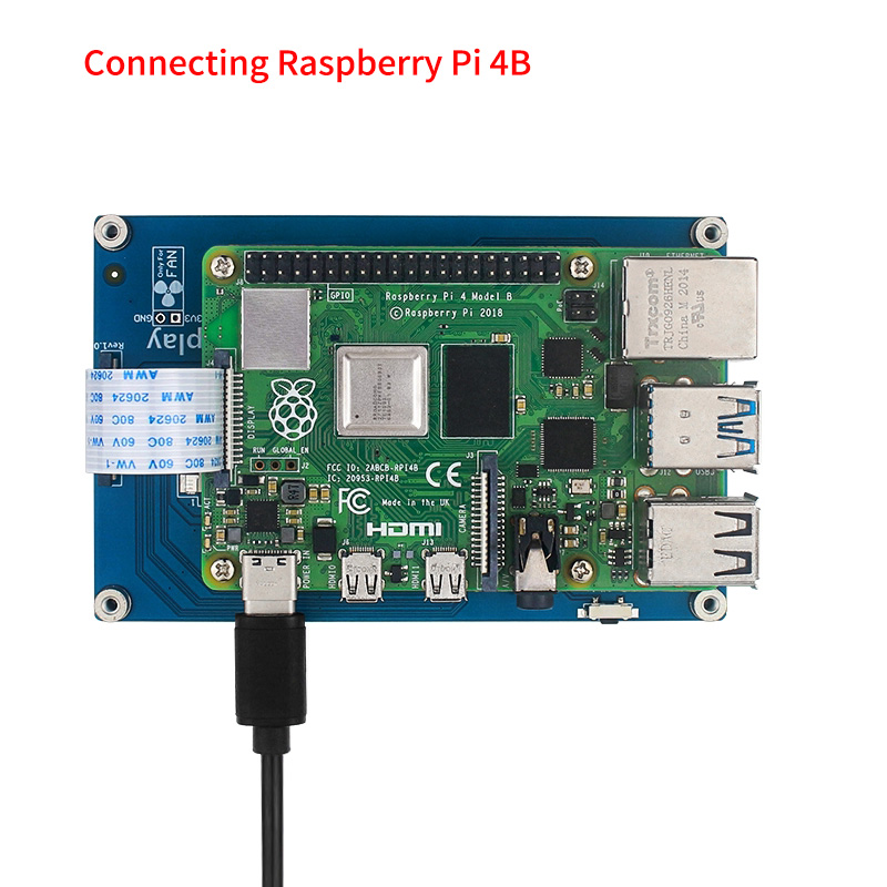 4.3 Polegada tela de toque dsi - Pi 5 Case avaliação e preço