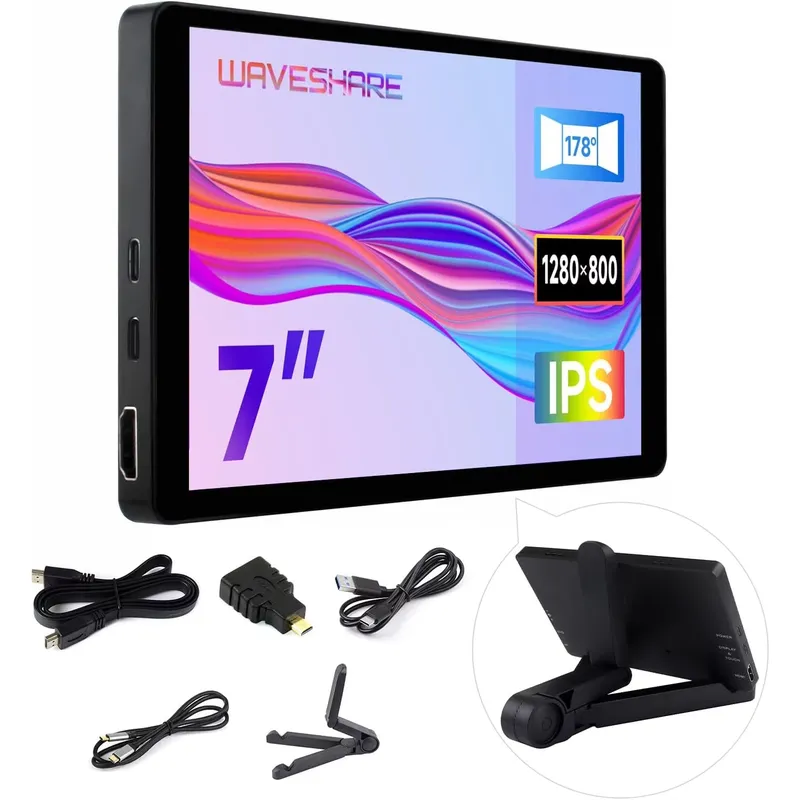 Display Touch Capacitivo de 7  - Pi Display avaliação e preço
