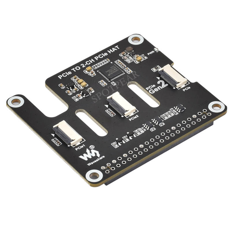 Raspberry Pi 5 PCIe para 2-CH  - Pi 5 Case avaliação e preço