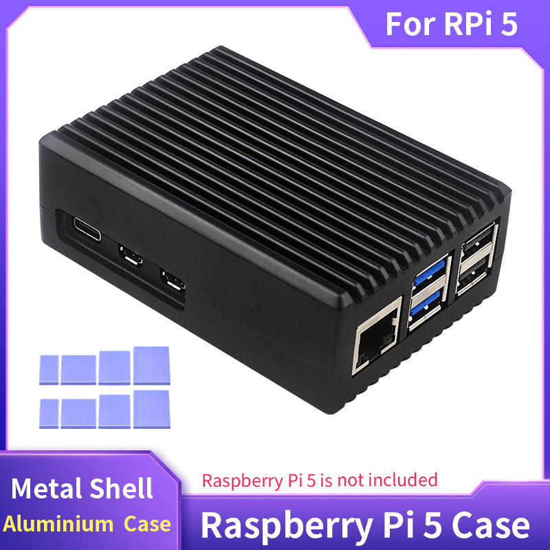 Raspberry pi 5 concha de metal - Pi 5 Case avaliação e preço