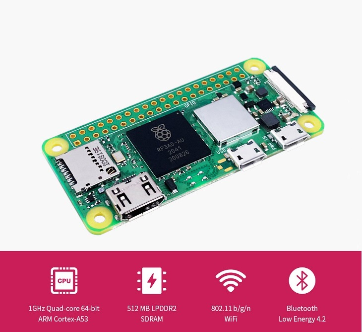 Raspberry Pi Zero 2 W, Cinco V - Raspberry Pi 4 avaliação e preço