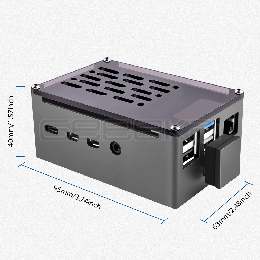 GeeekPi Caixa de tijolo de alu - Pi 4 Case avaliação e preço