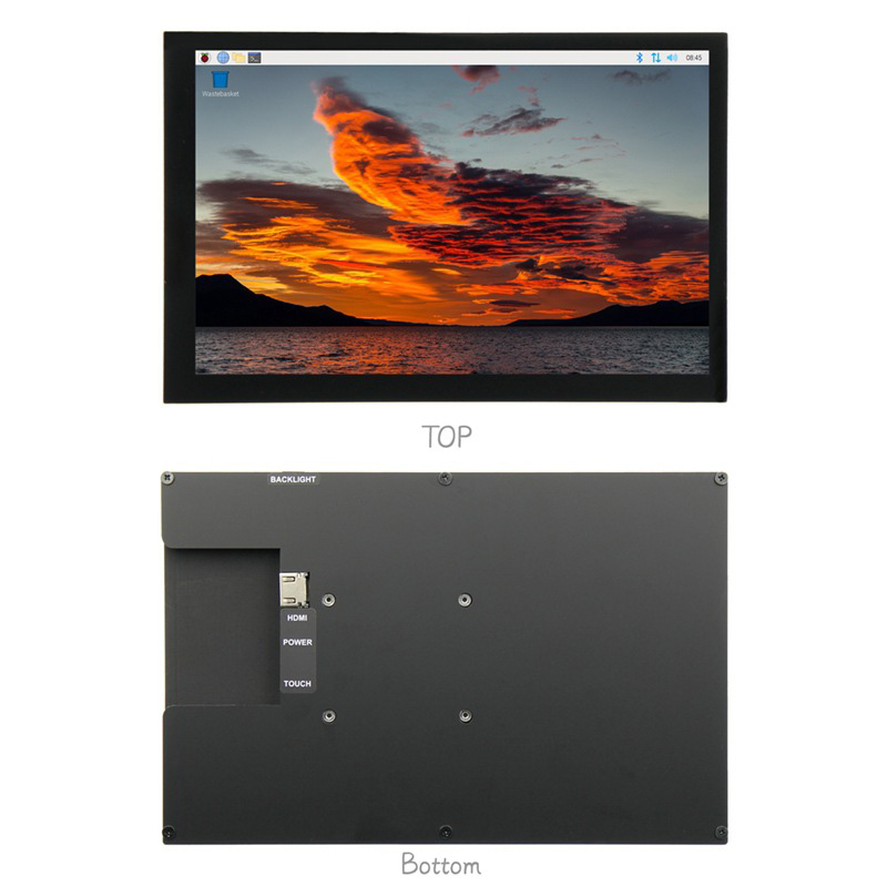 Monitor LCD IPS de 10.1 Polega - Pi Display avaliação e preço