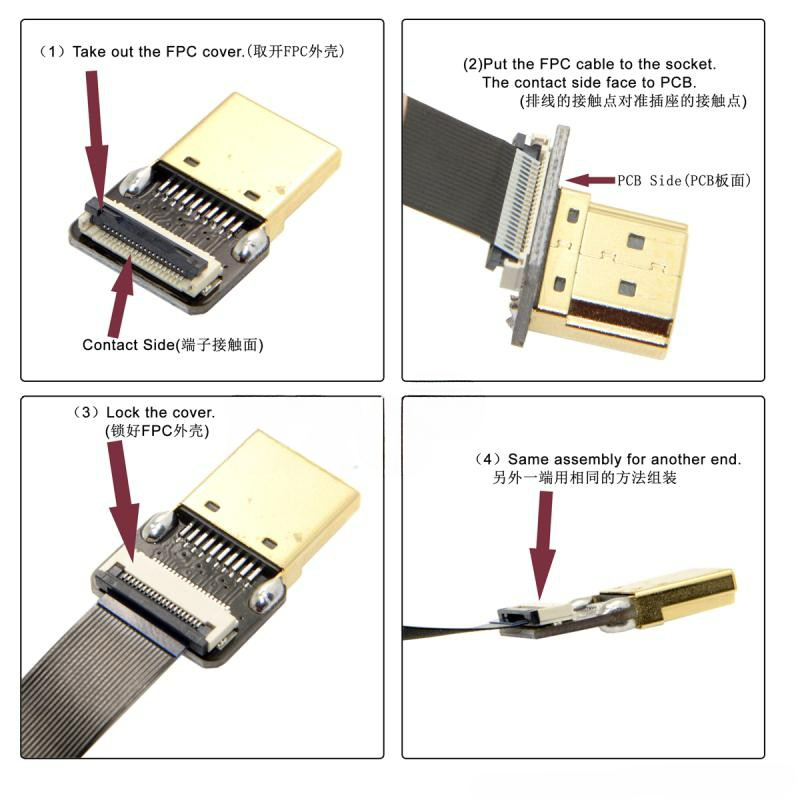 Fita fpv hdmi-conector flexíve - Pi Camera Cable avaliação e preço