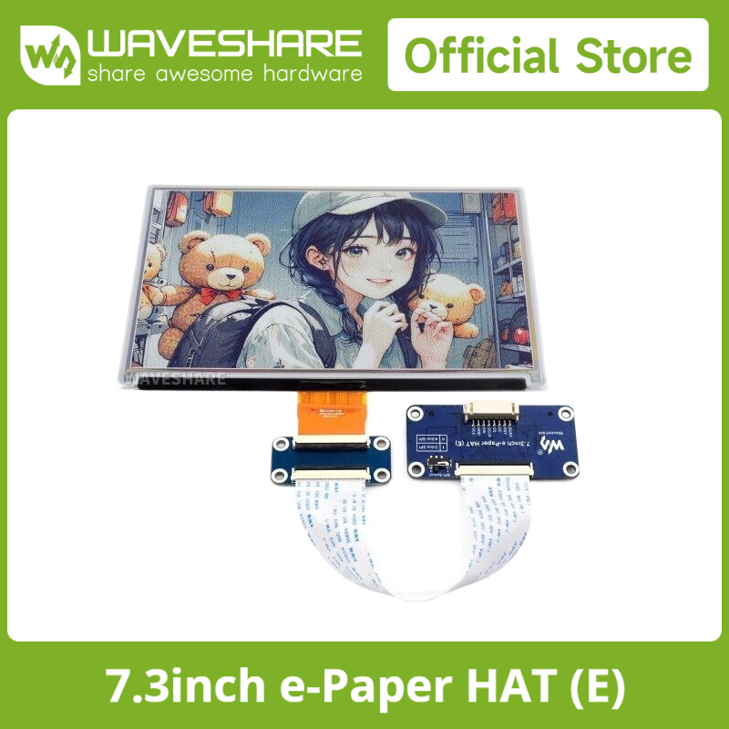 Waveshare display de papel ele - Pi Display avaliação e preço